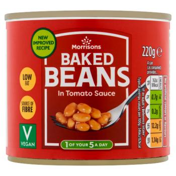 Morrisons Baked Beans in Tomato Sauce 220g