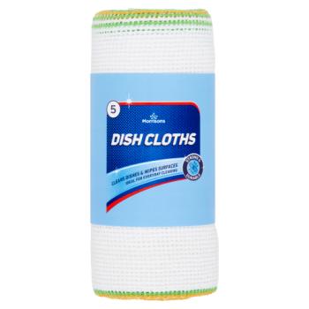 Morrisons 5 Dish Cloths