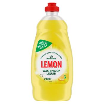 Morrisons Lemon Washing Up Liquid 450ml