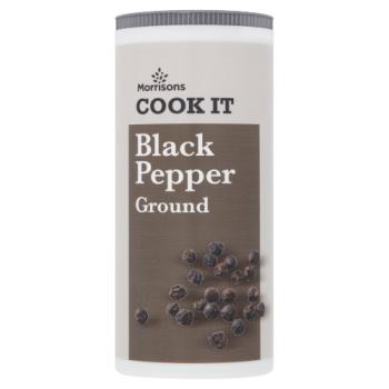 Morrisons Cook It Ground Black Pepper 100g