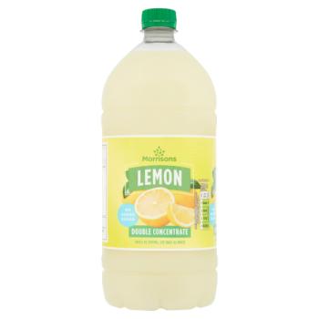 Morrisons Double Concentrate Lemon 1.5 Litres