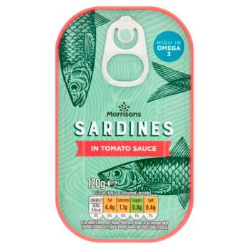 Morrisons Sardines in Tomato Sauce 120g