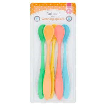 Nutmeg Weaning Spoons 5 Pack
