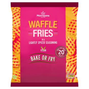 Morrisons Waffle Fries in a Lightly Spiced Seasoning 550g