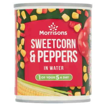 Morrisons Sweetcorn & Peppers in Water 198g