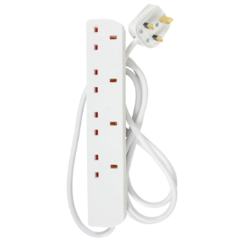 13amp 4 Gang 2m Extension Lead