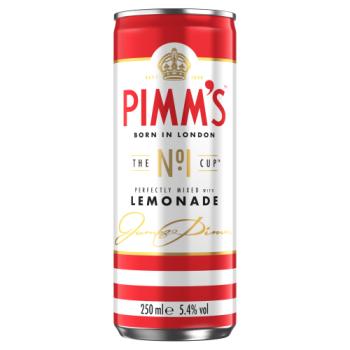 Pimm's No. 1 Cup & Lemonade Ready to Drink 5.4% vol 250ml Can