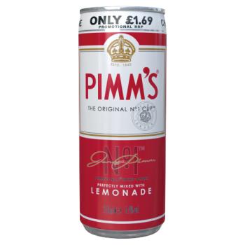 Pimms&lemonade £1.69     250ml