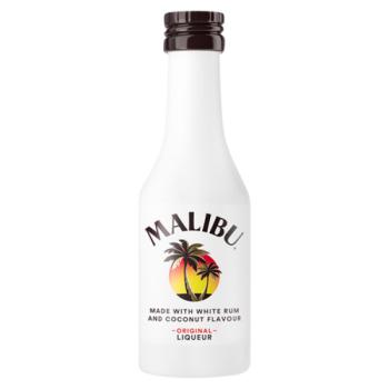 Malibu Original White Rum with Coconut Flavour Miniature 5cl