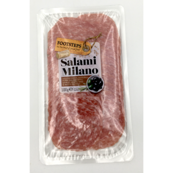 Footsteps Salami Milano, Delicately Flavoured with Garlic, White Wine & White Pepper