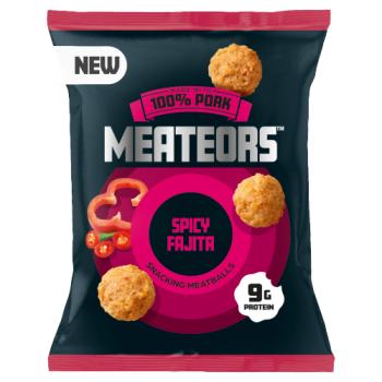Meateors Spicy Fajita Snacking Meatballs 50g