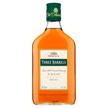 Three Barrels Rare Old French Brandy VSOP 35cl