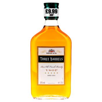 Three Barrels Rare Old French Brandy VSOP PMP 35cl