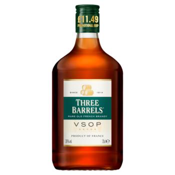 Three Barrels Rare Old French Brandy VSOP 35cl
