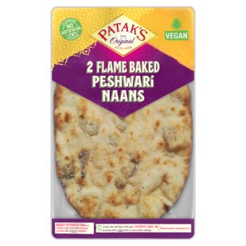 Patak's The Original 2 Flame Baked Peshwari Naans