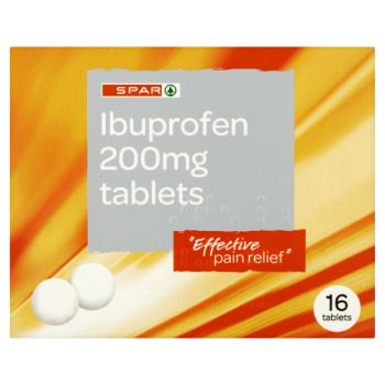 Spar Ibuprofen 200mg Tablets 16 Tablets