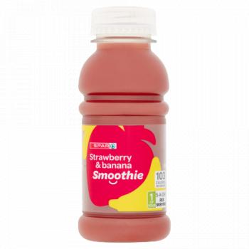 SPAR Strawberry & Banana Smoothie 250ml