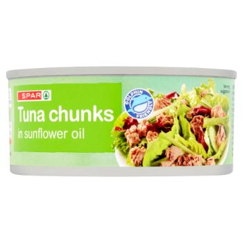 Spar Tuna Chunks In Sunflower Oil 160g