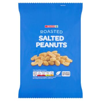 Spar Large Roasted Salted Peanuts 300g