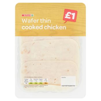 SPAR Wafer Thin Cooked Chicken 100g