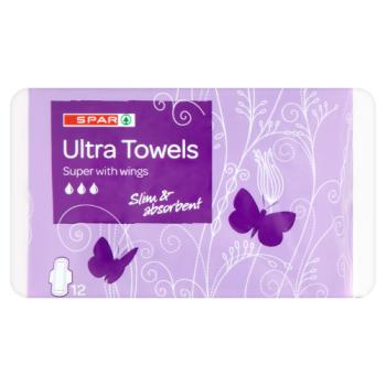 Spar 12 Ultra Towels Super with Wings