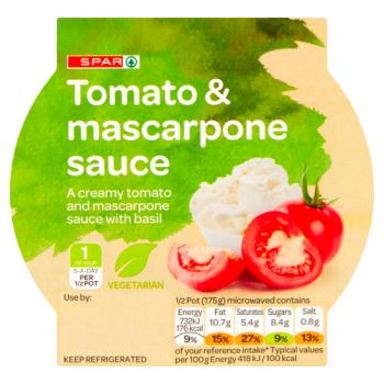 SPAR Tomato & Mascarpone Sauce 350g