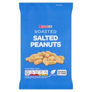Spar Roasted Salted Peanuts 100g