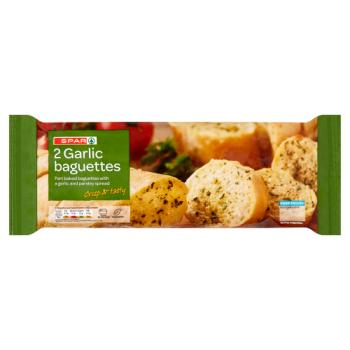 SPAR 2 Garlic Baguettes 340g