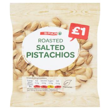 Spar Roasted Salted Pistachios 40g