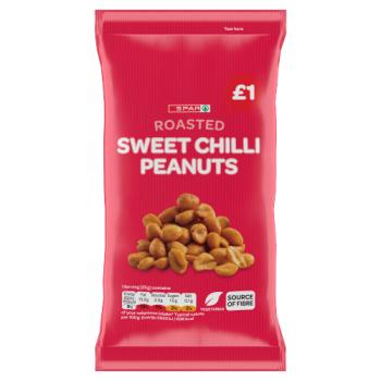 SPAR Roasted Sweet Chilli Peanuts 150g