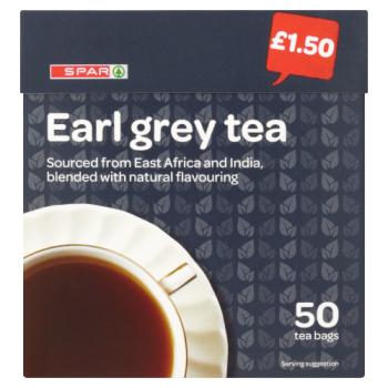 SPAR Earl Grey 50 Tea Bags 125g