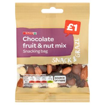 Spar Chocolate Fruit & Nut Mix 50g