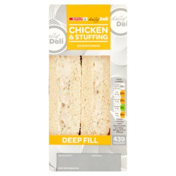 SPAR Daily Deli Deep Fill Chicken & Stuffing Sandwich
