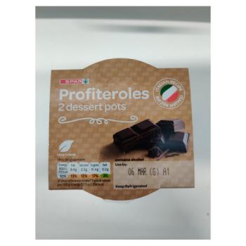 SPAR Profiteroles Dessert Pots 160g (2 x 80g)