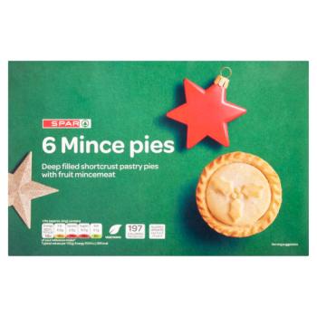 Spar 6 Mince Pie 306g