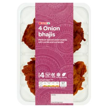 SPAR 4 Onion Bhajis 160g