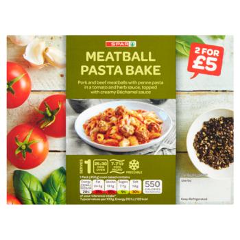 SPAR Meatball Pasta Bake 450g