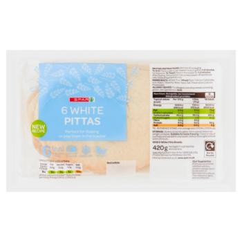Spar White Pitta Bread