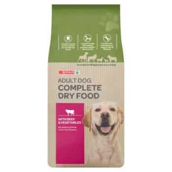 SPAR Adult Dog Complete Dry Food with Beef & Vegetables 2.5kg