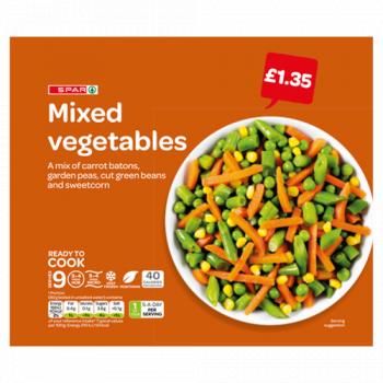 SPAR Mixed Vegetables 750g