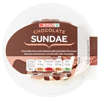 SPAR Chocolate Sundae 110g