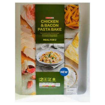 SPAR Chicken & Bacon Pasta Bake Meal For 2 800g