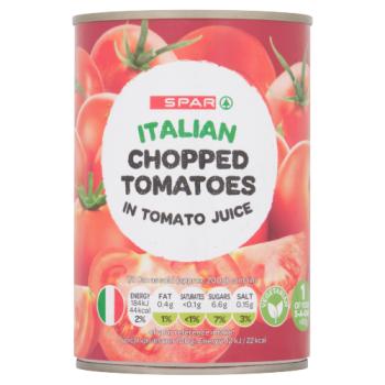 Spar Italian Chopped Tomatoes in Tomato Juice 400g