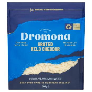 Dromona Grated Mild Cheddar 200g