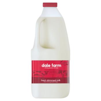 Dale Farm Fresh Skimmed Milk 3.52 Pints/2L