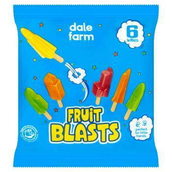 Dale Farm Lollies Fruit Blasts 6 x 15ml (90ml)