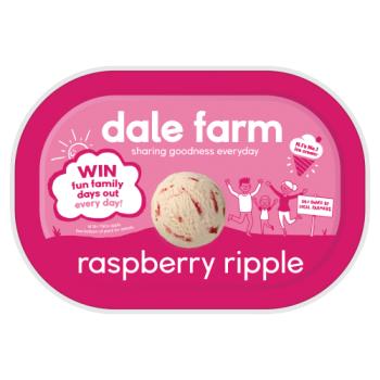 Dale Farm Raspberry Ripple 470g