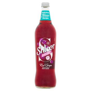Shloer Light Red Grape Sparkling Fruit Drink 750ml
