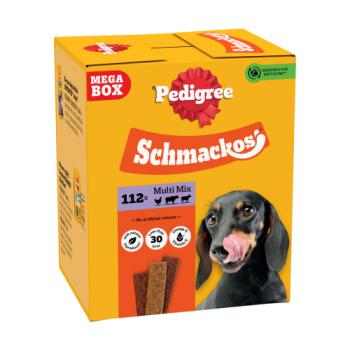 PEDIGREE® SCHMACKOS™ Multi Mix Dog Treats Beef Poultry Lamb 110 Strips