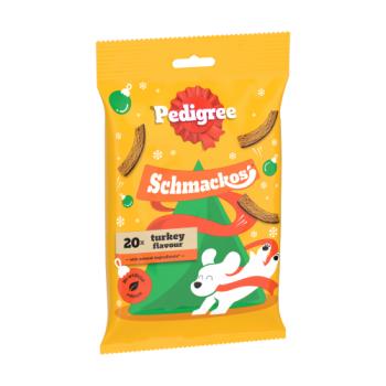 PEDIGREE Christmas Schmackos Dog Treats 20 Sticks with Turkey 144g